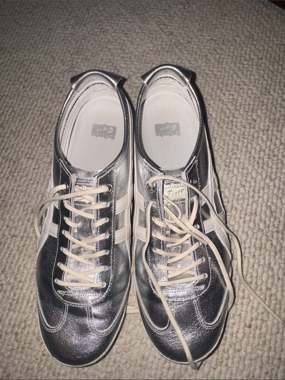 Onitsuka Tiger by Asics Women’s Silver Mexico 66 Sneakers